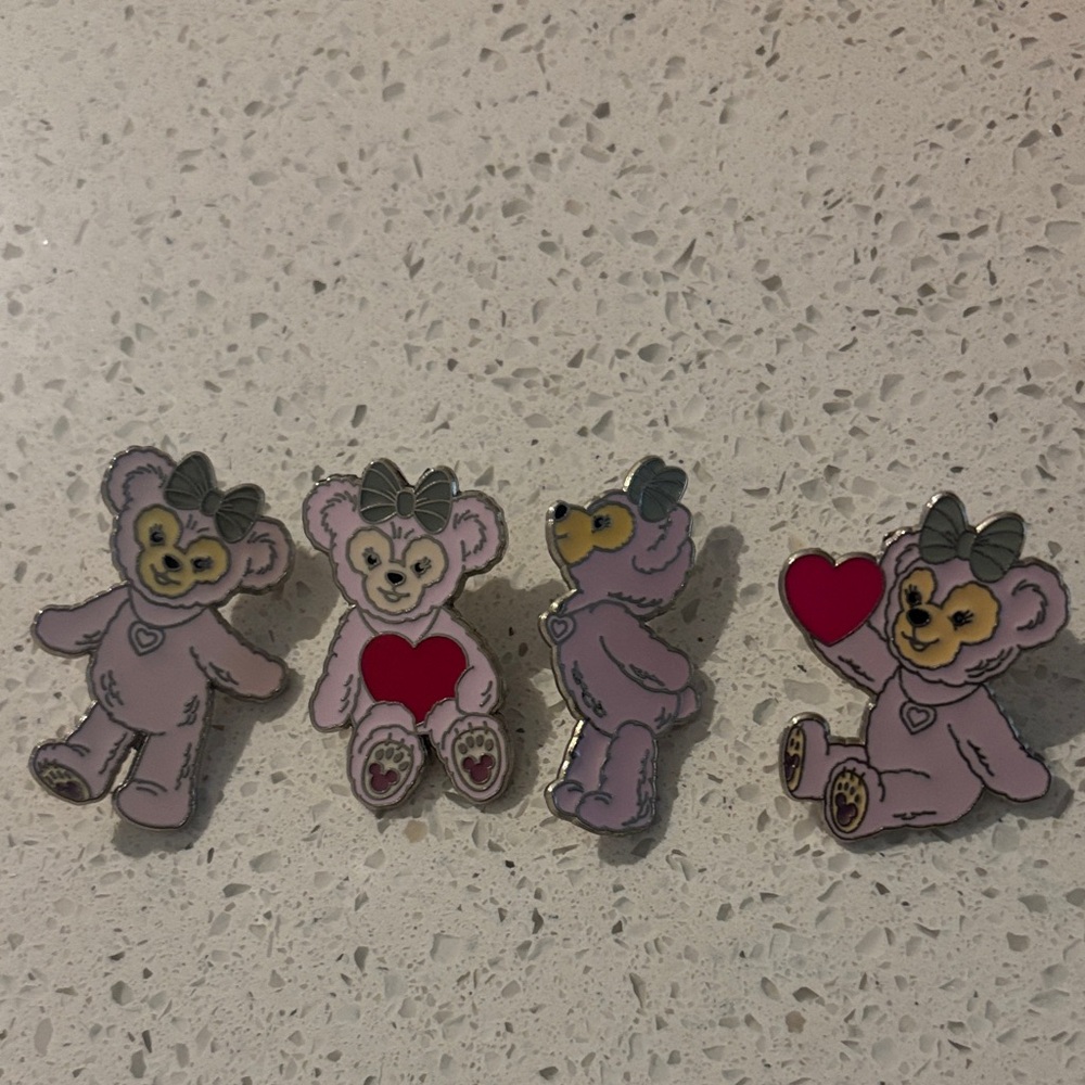 Disney Shanghai Resort Shelliemay set of 4 pins